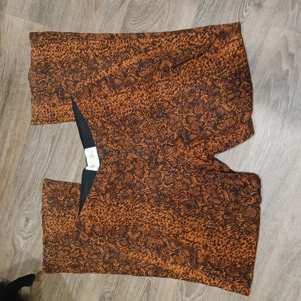 Equestrian Designs Horseback Riding Pants Stretch Wide Bottoms Reptile Print